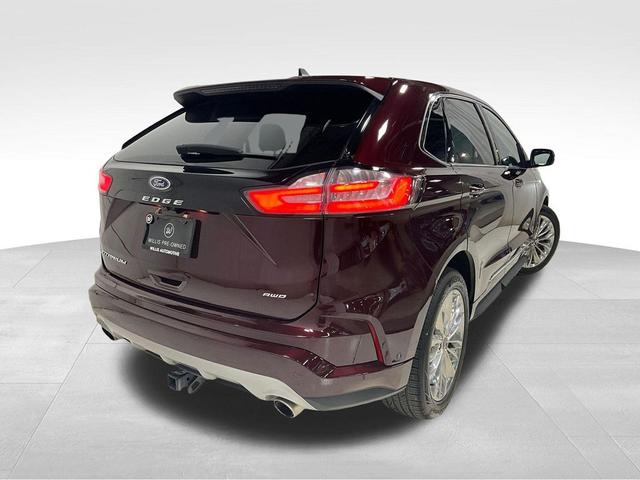 Photo of 2021 Burgundy Velvet Metallic Tinted Clearcoat Ford Edge