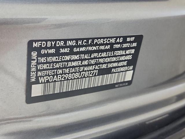 Photo of 2008 Meteor Gray Metallic Porsche Cayman