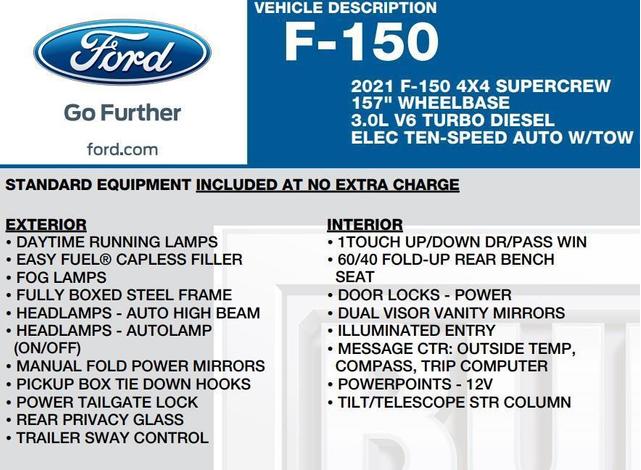 Photo of 2021 Oxford White Ford F-150