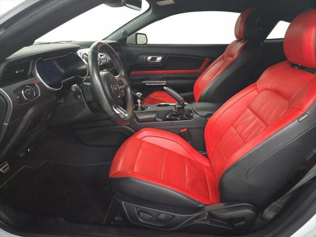 Photo of 2021 White Ford Mustang