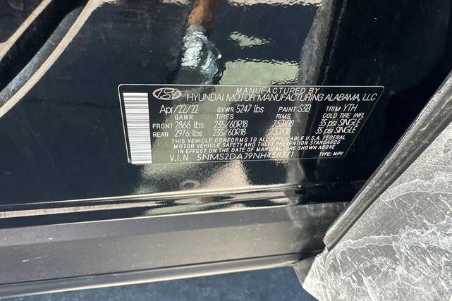 Photo of 2022 Twilight Black Hyundai SANTA FE