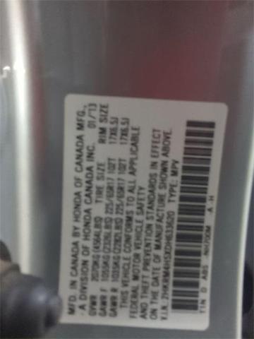 Photo of 2013 Alabaster Silver Metallic Honda CR-V