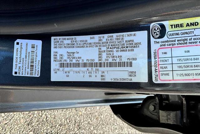 Photo of 2019 Magnetic Metallic Ford Fiesta