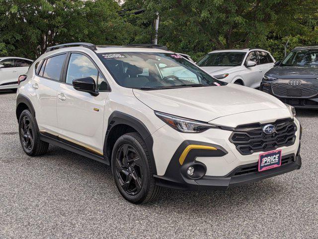 Photo of 2024 Crystal White Pearl Subaru Crosstrek