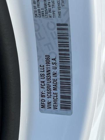 Photo of 2022 Bright White Clearcoat RAM 1500