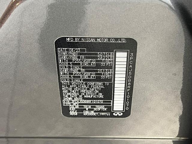 Photo of 2024 Graphite Shadow INFINITI QX50
