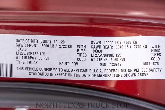 Photo of 2021 Delmonico Red Pearlcoat RAM 2500