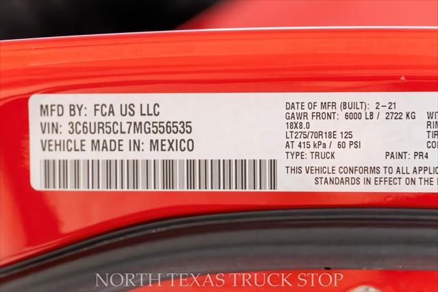 Photo of 2021 Flame Red Clearcoat RAM 2500