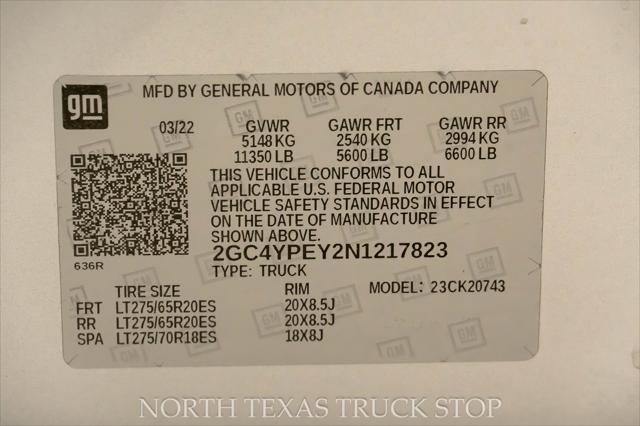 Photo of 2022 Silver Ice Metallic Chevrolet Silverado 2500