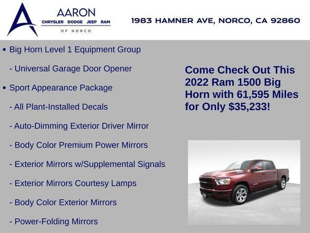 Photo of 2022 Delmonico Red Pearlcoat RAM 1500