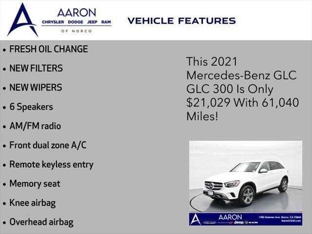 Photo of 2021 Polar White Mercedes-Benz GLC 300