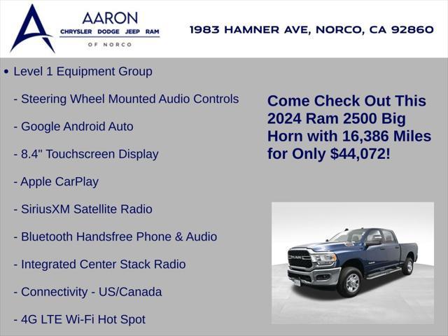 Photo of 2024 Patriot Blue Pearlcoat RAM 2500