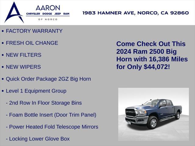 Photo of 2024 Patriot Blue Pearlcoat RAM 2500