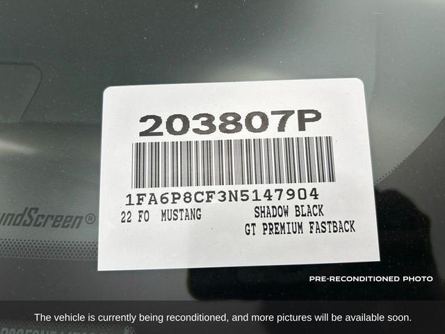 Photo of 2022 Shadow Black Ford Mustang