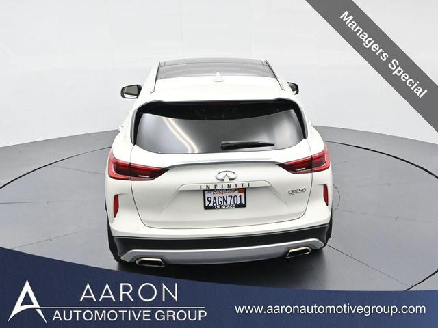 Photo of 2021 Majestic White INFINITI QX50