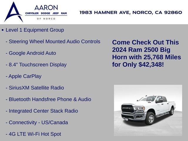 Photo of 2024 Bright White Clearcoat RAM 2500