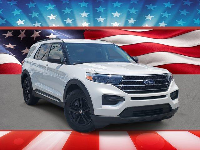 Photo of 2021 STAR WHITE MET TRI-COAT Ford Explorer