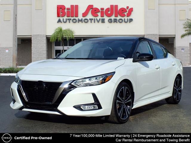 Photo of 2023 White Nissan Sentra