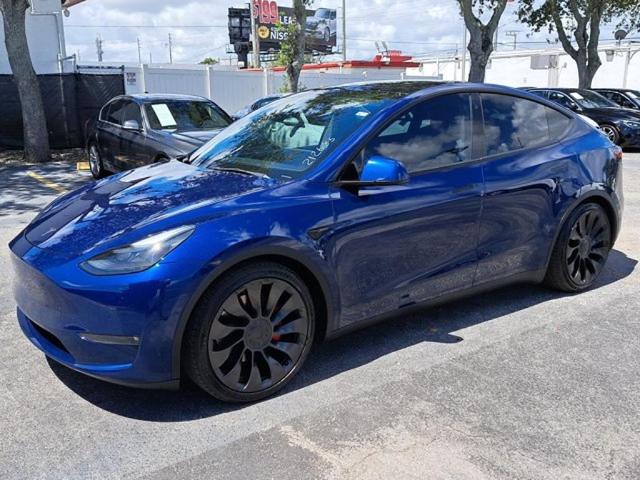 Photo of 2022 Blue Tesla Model Y