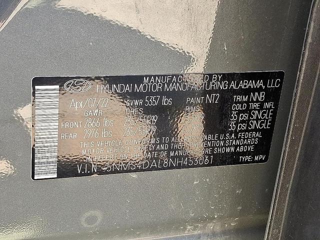 Photo of 2022 Hampton Gray Hyundai SANTA FE