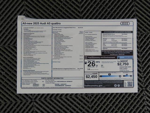 Photo of 2025 Chronos Gray Metallic Audi A5