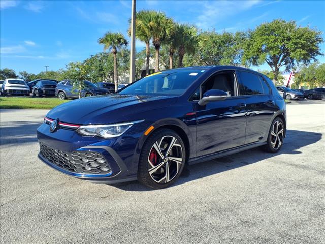Photo of 2024 Atlantic Blue Metallic Volkswagen Golf GTI