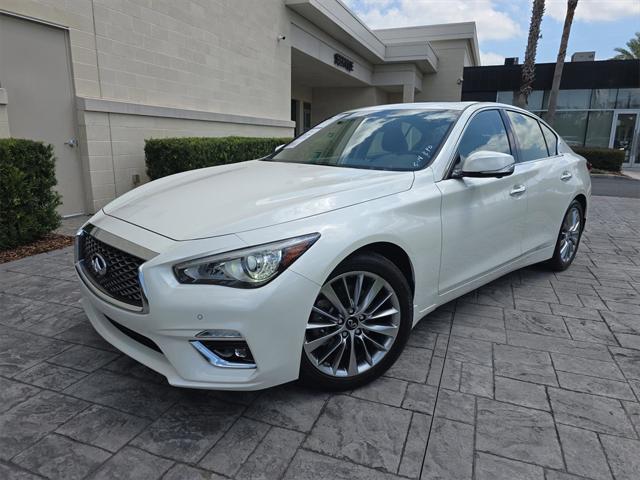 Photo of 2022 Majestic White INFINITI Q50
