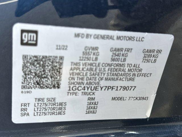 Photo of 2023 Northsky Blue Metallic Chevrolet Silverado 3500