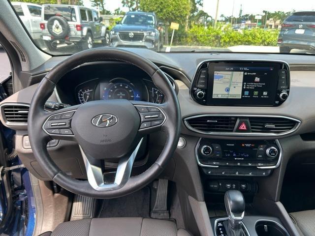 Photo of 2020 Stormy Blue Hyundai SANTA FE