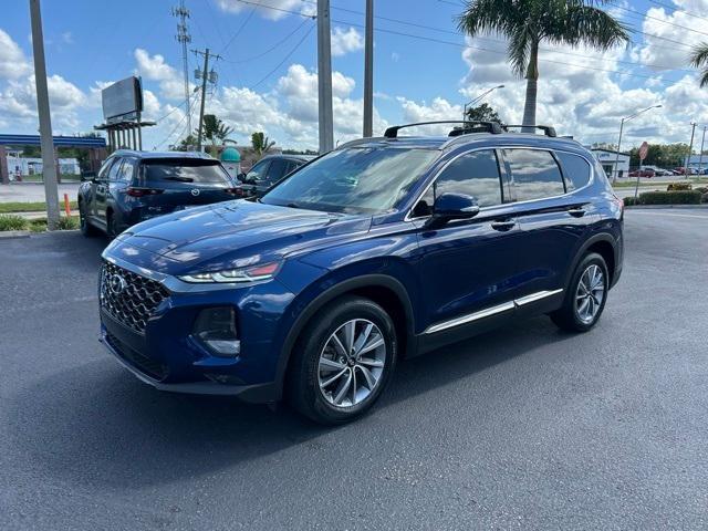 Photo of 2020 Stormy Blue Hyundai SANTA FE