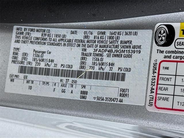 Photo of 2016 Ingot Silver Metallic Ford Fiesta