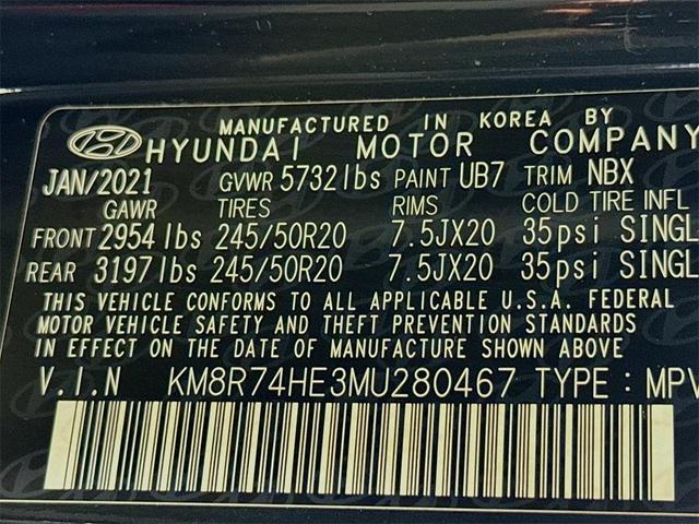 Photo of 2021 Moonlight Cloud Hyundai PALISADE
