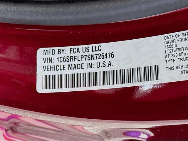 Photo of 2025 Delmonico Red Pearlcoat RAM 1500