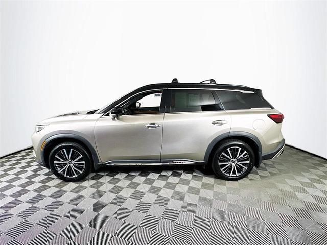 Photo of 2022 Warm Titanium / Black Obsidian INFINITI QX60
