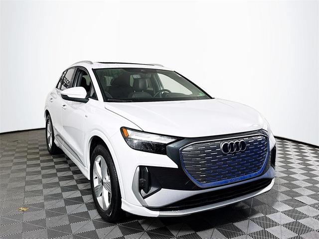 Photo of 2024 Glacier White Metallic Audi Q4 e-tron