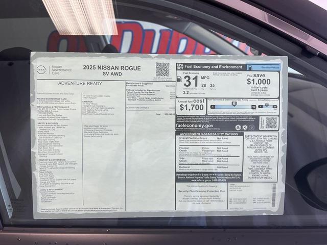 Photo of 2025 Everest White Pearl Nissan Rogue