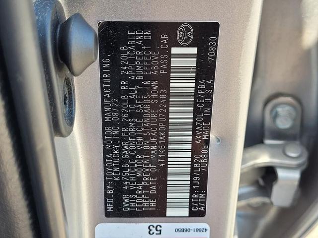 Photo of 2023 Silver Toyota Camry