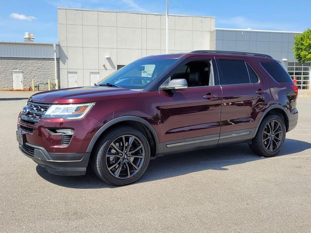 Photo of 2018 Burgundy Ford Explorer