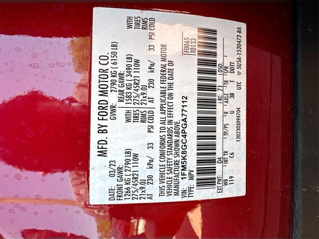 Photo of 2023 Rapid Red Metallic Tinted Clearcoat Ford Explorer