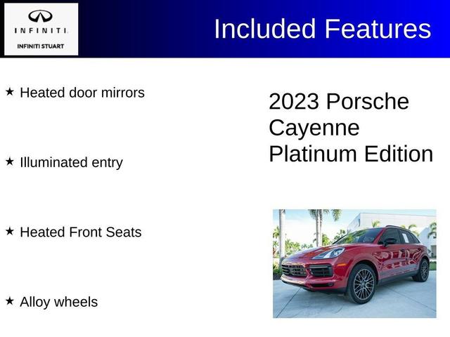 Photo of 2023 Carmine Red Porsche Cayenne