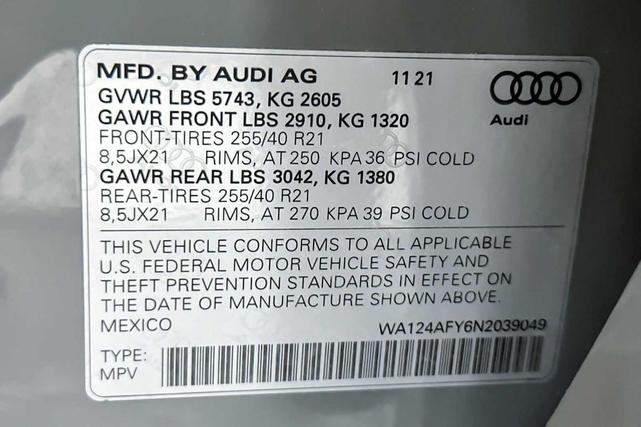 Photo of 2022 Quantum Gray Audi SQ5