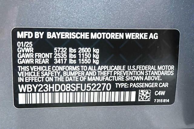Photo of 2025 Skyscraper Grey Metallic BMW i4 Gran Coupe