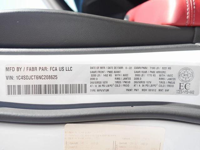 Photo of 2022 White Knuckle Clearcoat Dodge Durango