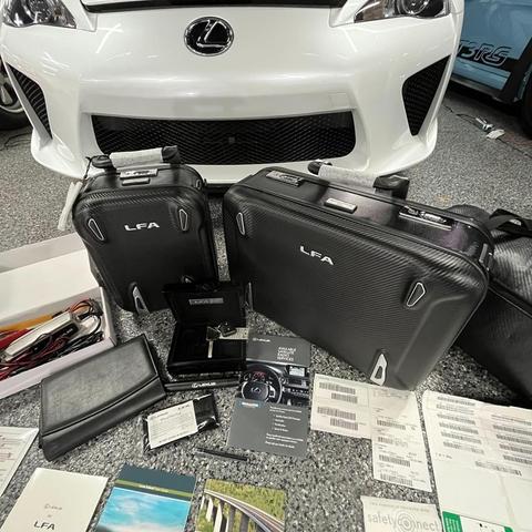Photo of 2012 Pearl White Lexus LFA