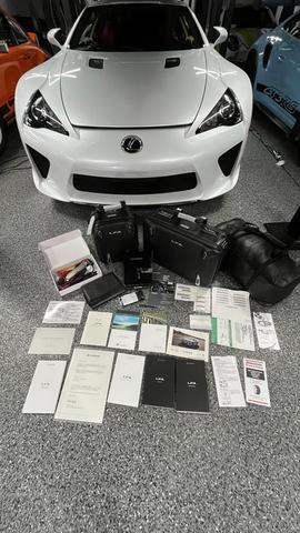 Photo of 2012 Pearl White Lexus LFA