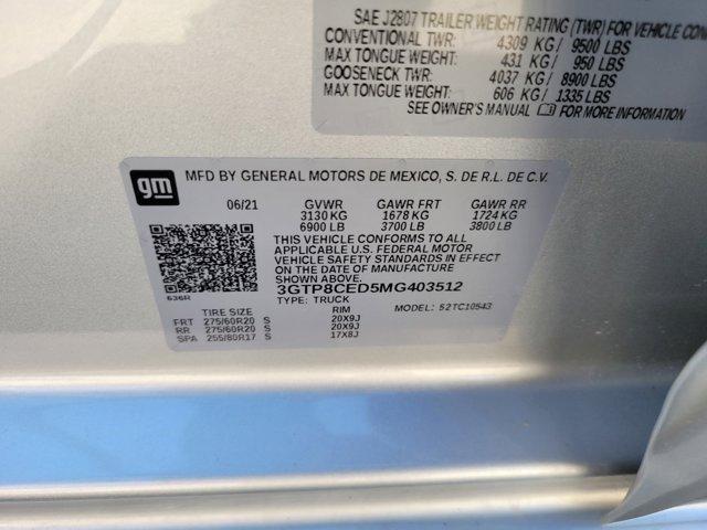 Photo of 2021 Quicksilver Metallic GMC Sierra 1500