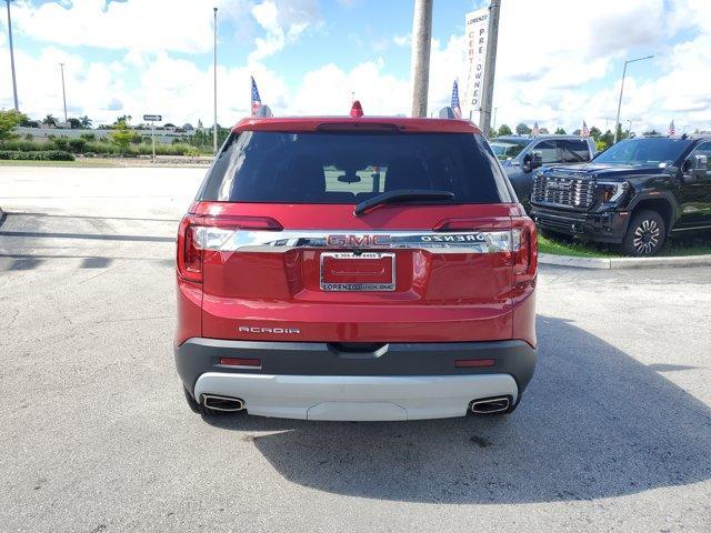 Photo of 2023 Volcanic Red GMC Acadia