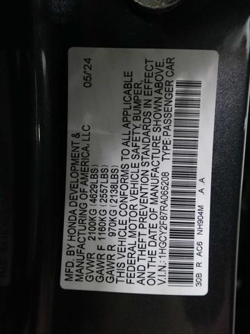 Photo of 2024 Meteorite Gray Metallic Honda Accord Hybrid