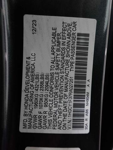 Photo of 2024 Meteorite Gray Metallic Honda Accord