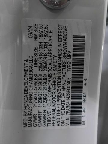 Photo of 2025 Platinum White Pearl Honda CR-V